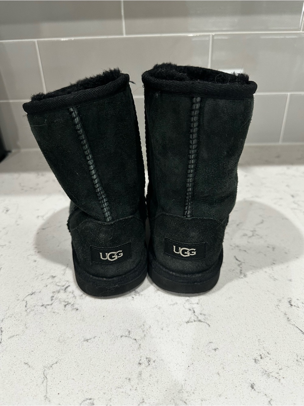 UGG Kids Classic Black Boots, great condition!